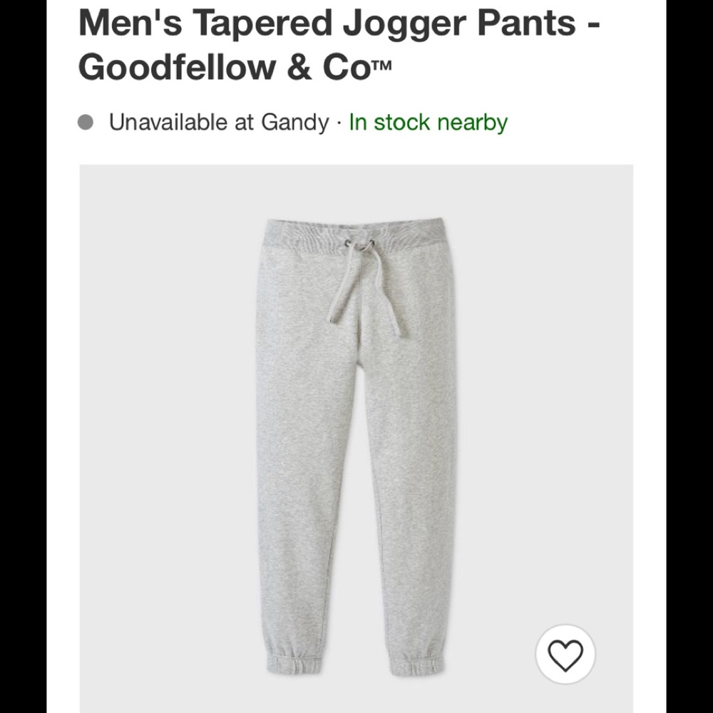 Good fellow & Company Men’s Tapered Joggers